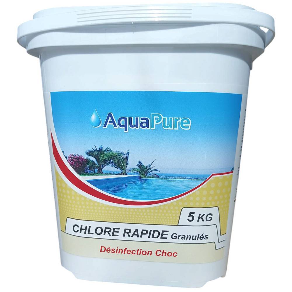 Chlore rapide granulés 5 kg - Image 1