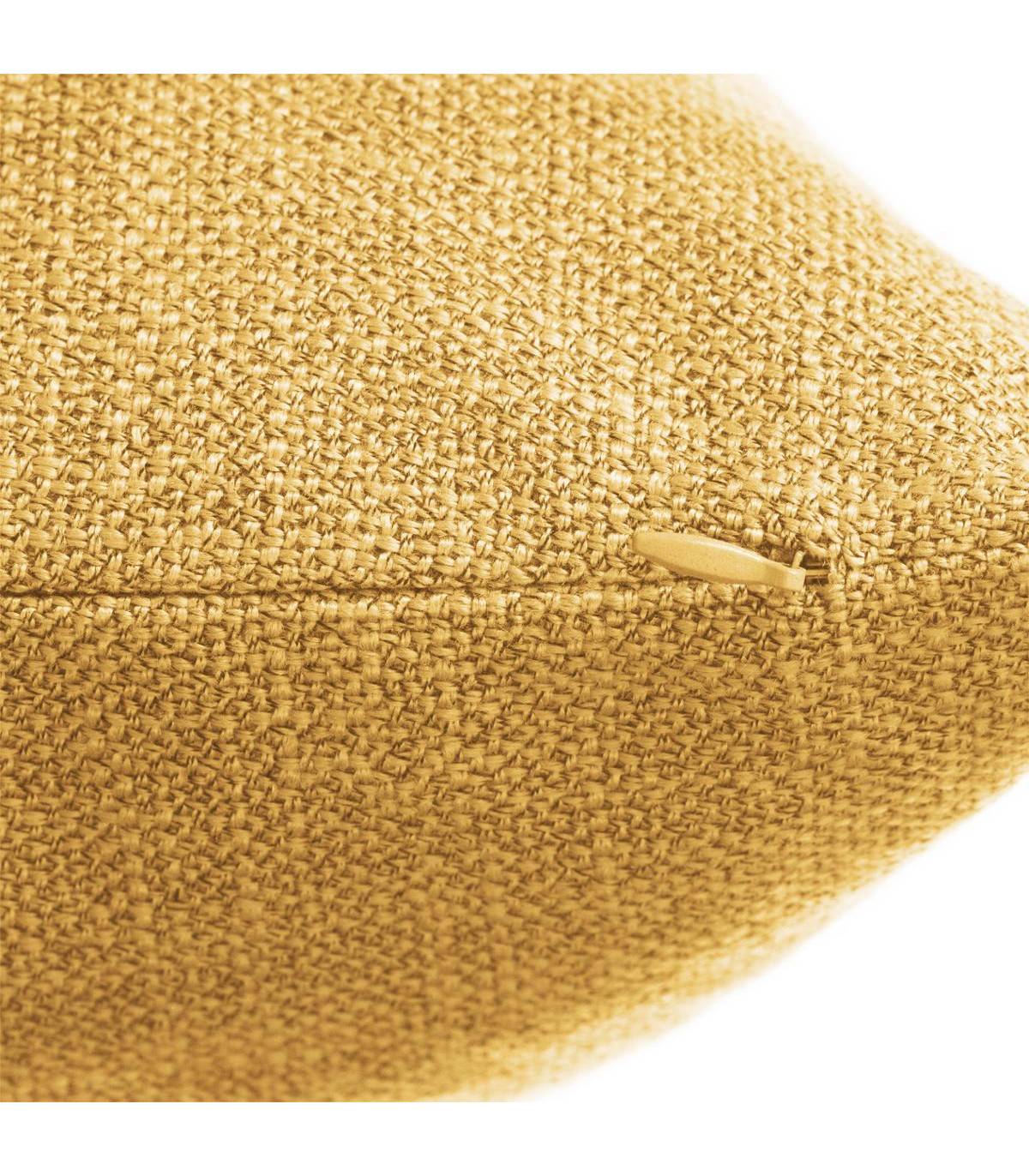 Coussin déhoussable Ocre 40 x 40 cm - Image 2