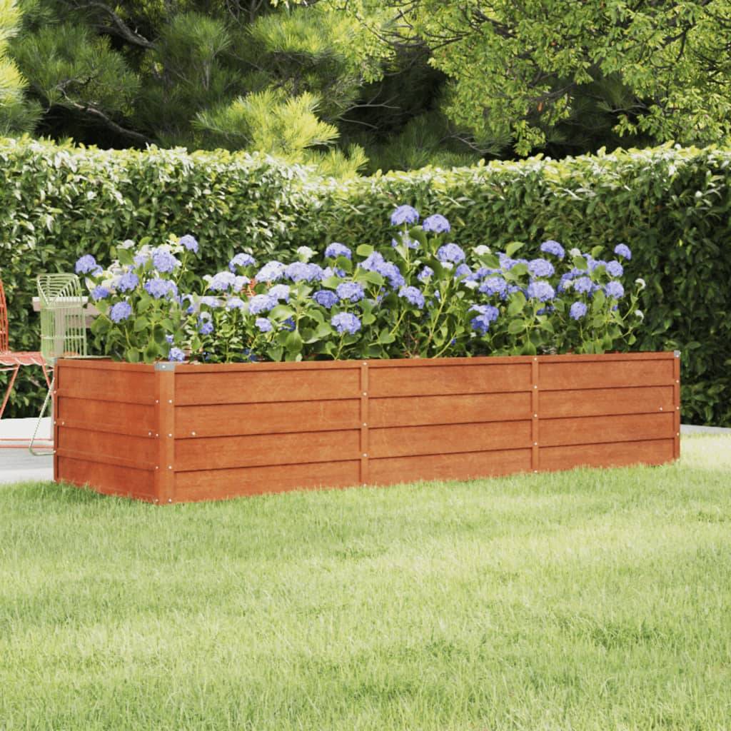 Vidaxl - Lit surélevé de jardin rouillé 240x80x45 cm acier corten vidaXL 151960 - Image 1