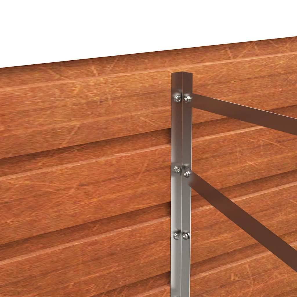 Vidaxl - Lit surélevé de jardin rouillé 240x80x45 cm acier corten vidaXL 151960 - Image 8