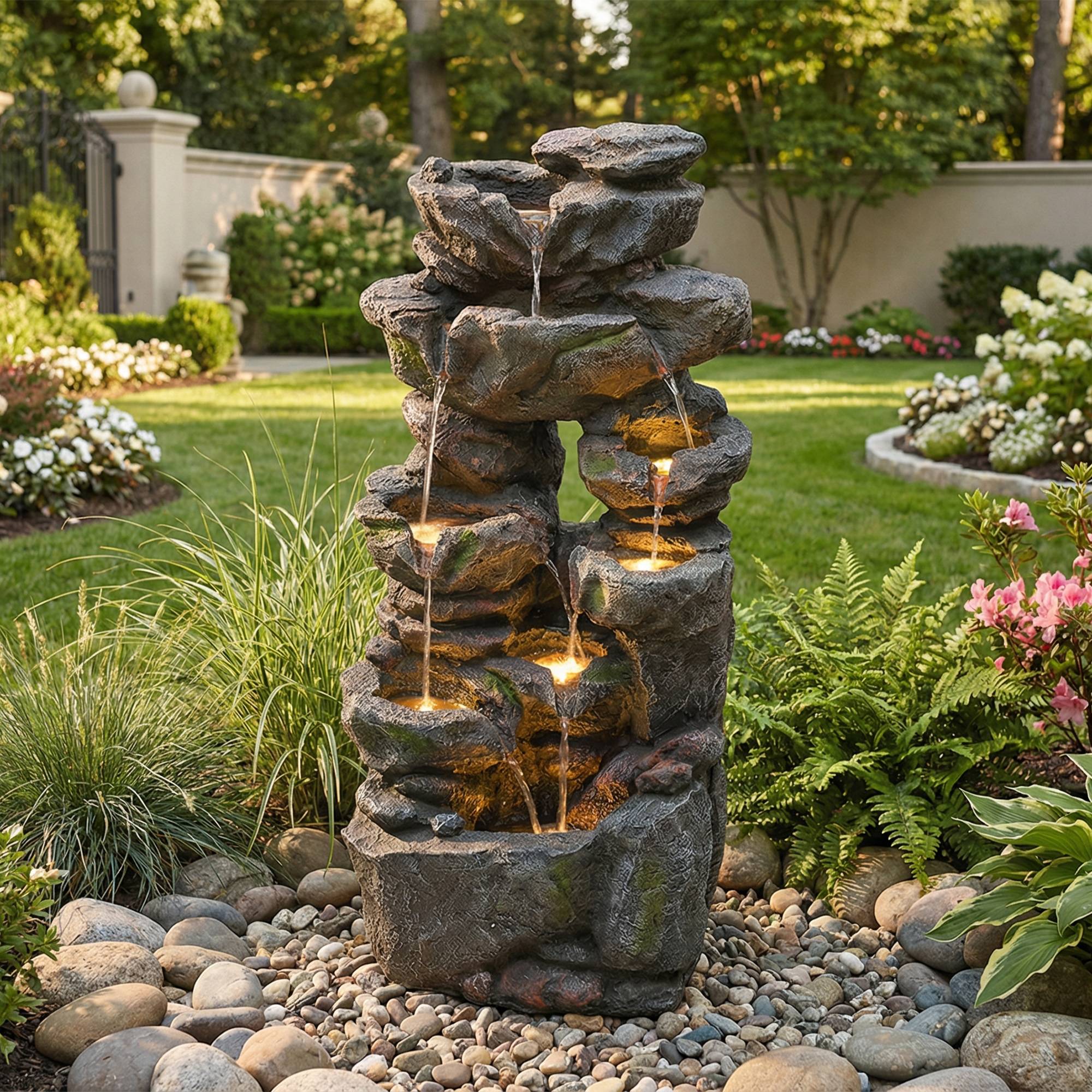 Fontaine sur pied en aluminium - France