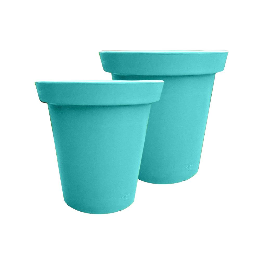 Plast'Up Rotomoulage - Pot de fleurs rond xxl delight 75l- lot de 2 - Image 1