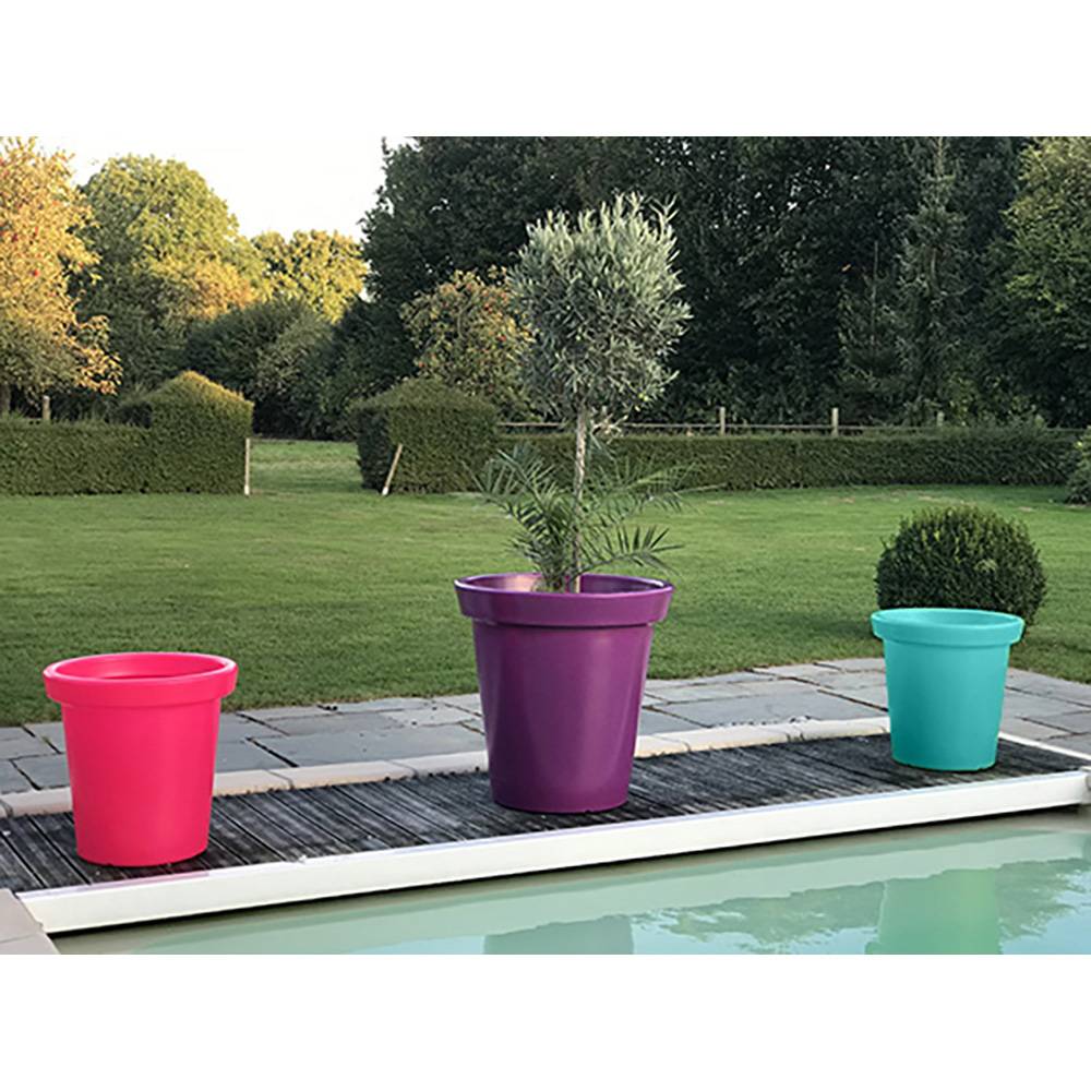 Plast'Up Rotomoulage - Pot de fleurs rond xxl delight 75l- lot de 2 - Image 4
