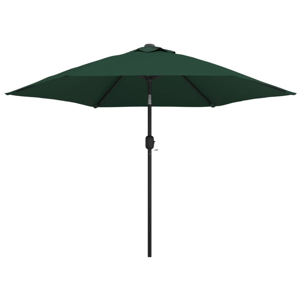 Helloshop26 - Parasol d'extérieur avec poteau en acier 3 m vert - Image 1