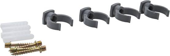 Jardibric - Jardibric - Colliers Lyre Ø32 avec Vis x4 - Fixation Tuyau Arrosage - Support Tube Irrigation - Image 2