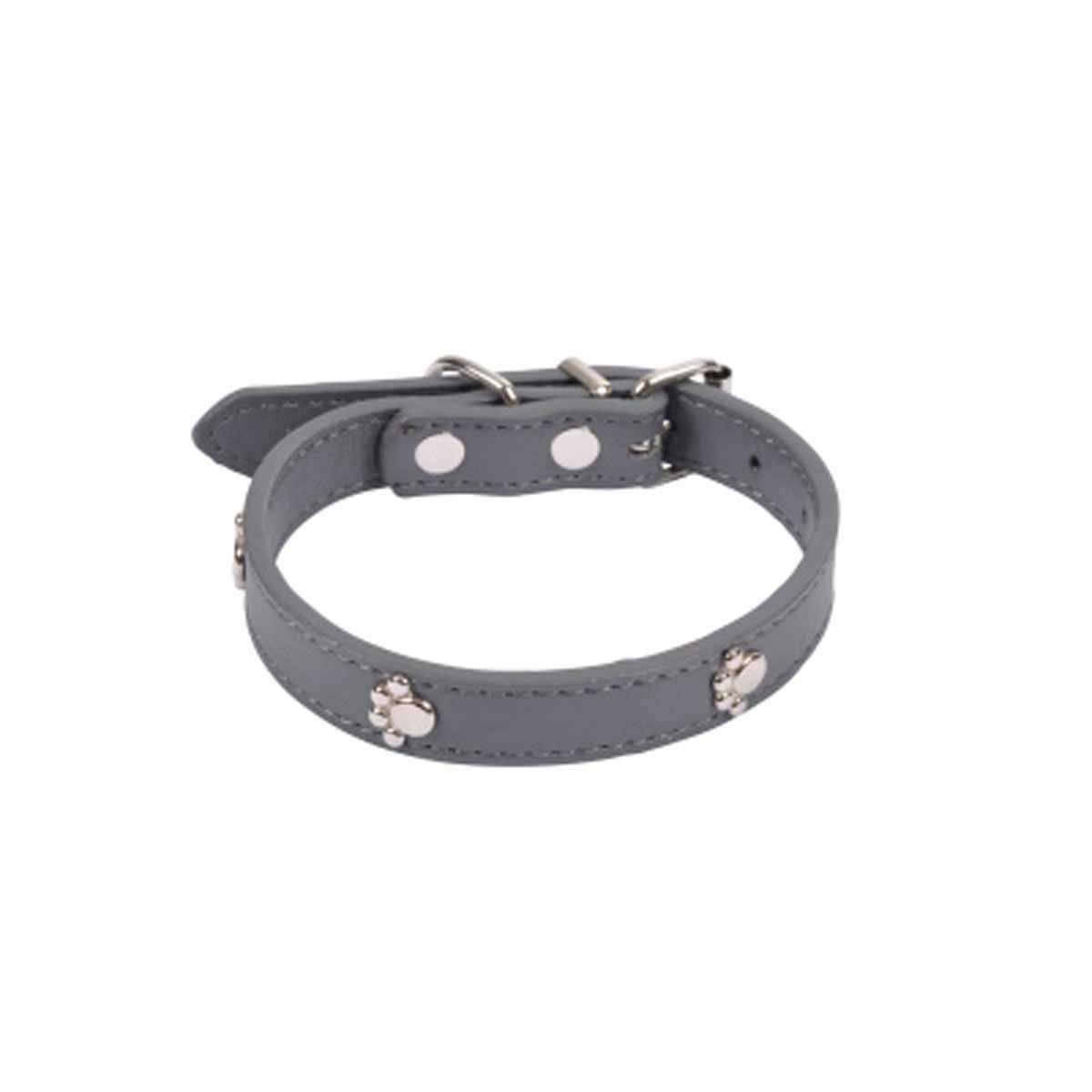 Collier Fantaisie pour Chien "Pattes" 35cm Anthracite - Image 2