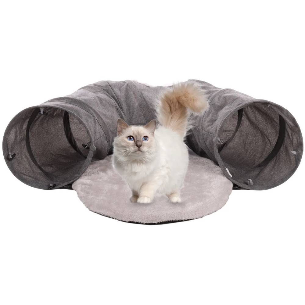 Tunnel avec coin repos ø 28 x 95 cm pour chat - Image 2