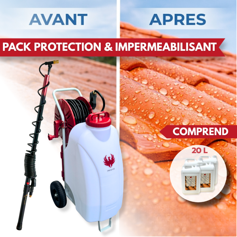 Pulvérisateur électrique GLADIATOR SPRAYER PHOENIX + Perche Télescopique 5,4 mètres + Produit Hydrofuge 20 L - Image 1