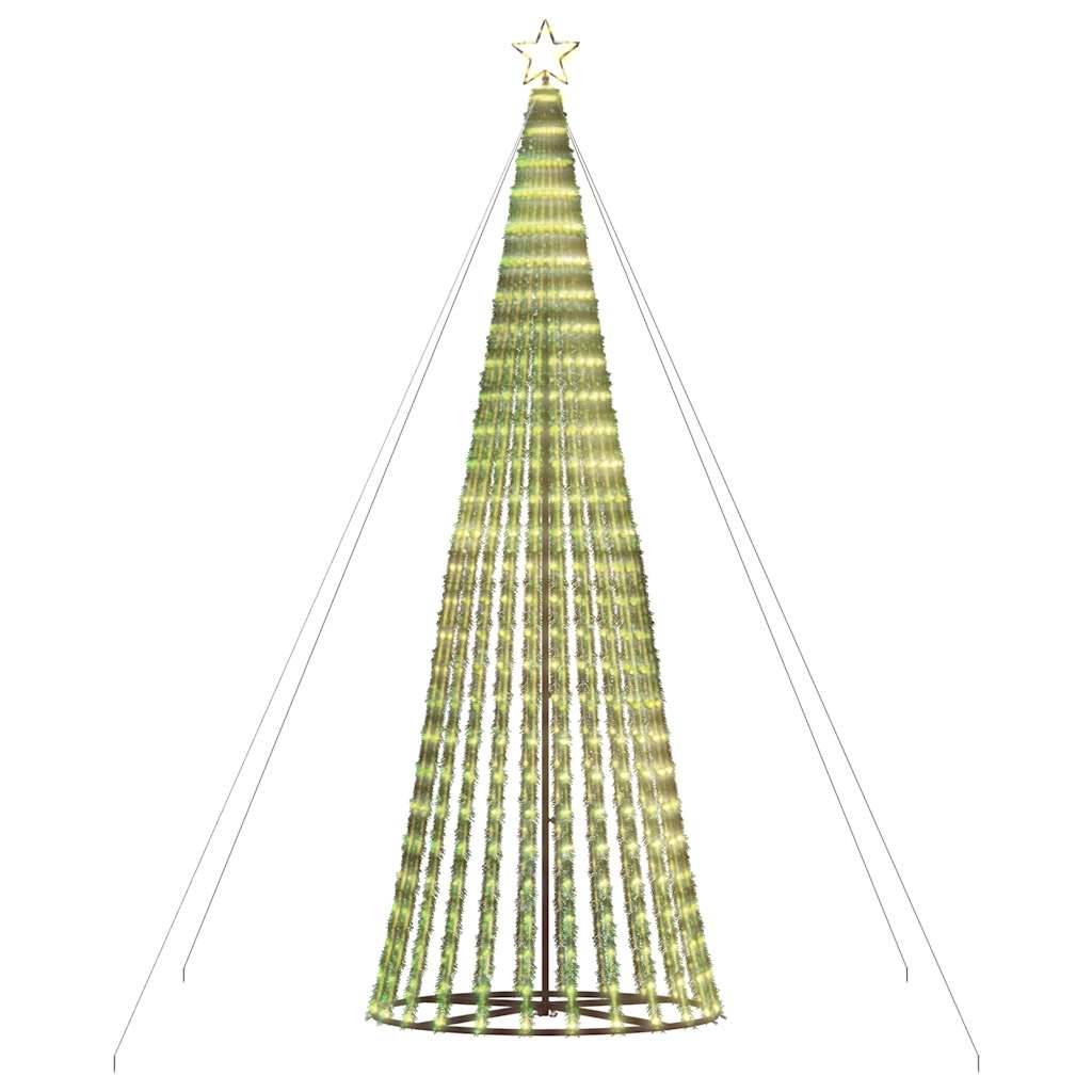 Sapin De Noël - Arbre de Noël lumineux conique 1028 LED blanc chaud 403 cm - Image 5