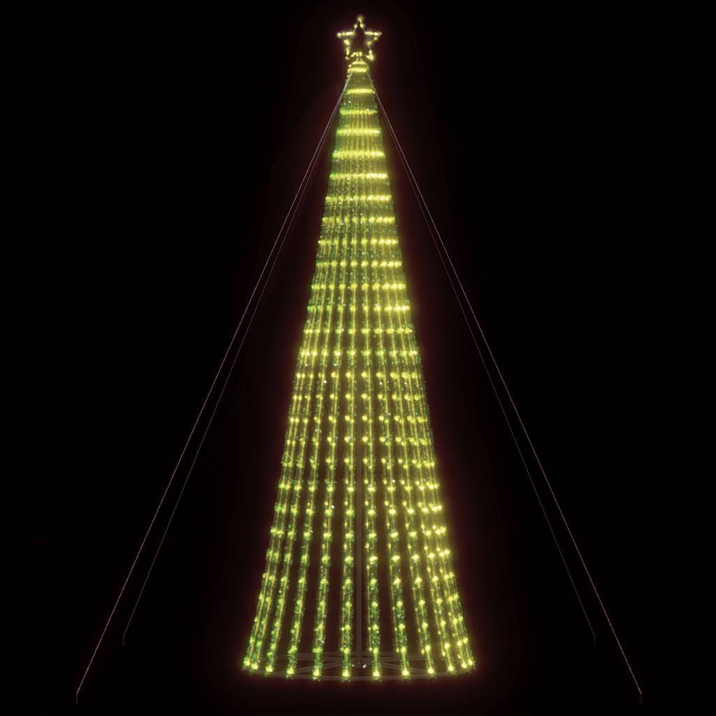 Sapin De Noël - Arbre de Noël lumineux conique 1028 LED blanc chaud 403 cm - Image 2