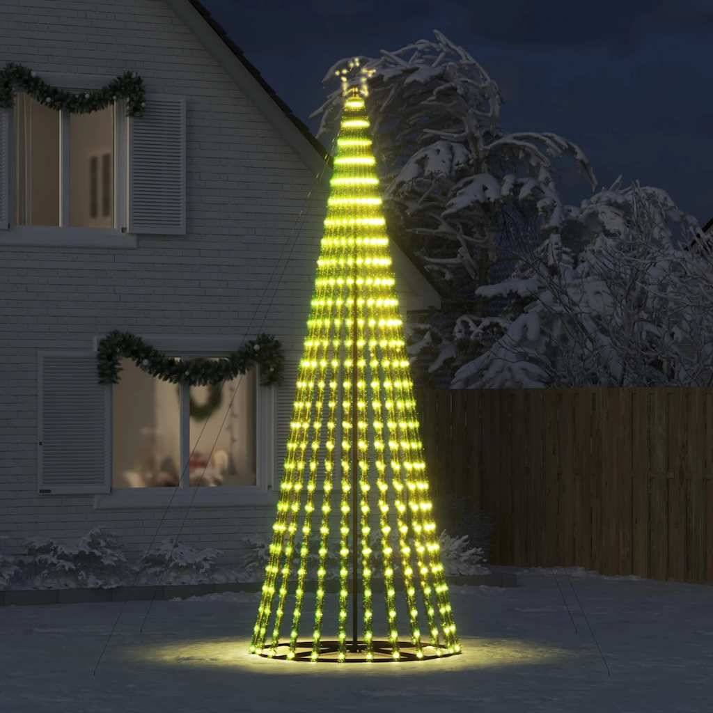 Sapin De Noël - Arbre de Noël lumineux conique 1028 LED blanc chaud 403 cm - Image 3