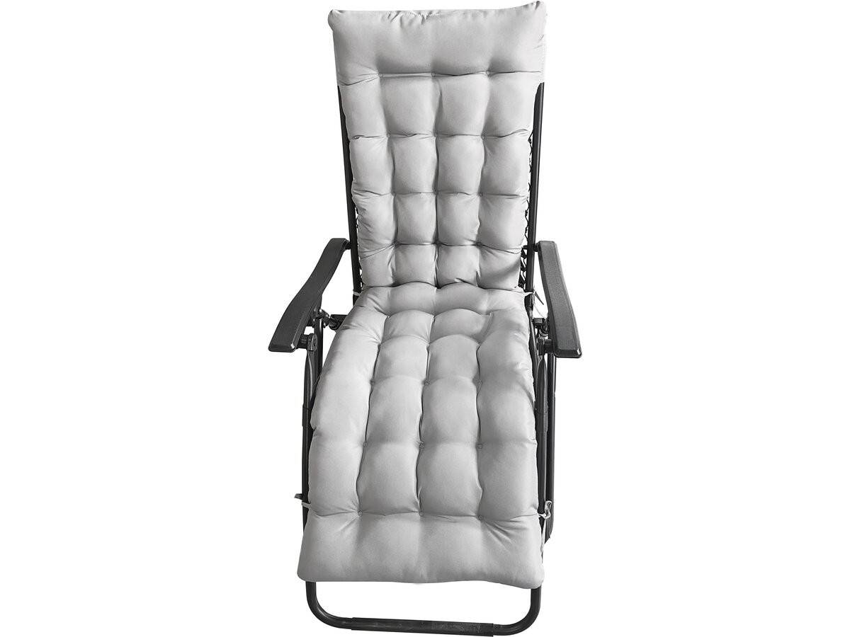 Habitat Et Jardin - Fauteuil De Jardin Relax Zéro Gravité Avec Coussin Matelassé "sintra" - Taupe -habitat Et Jardin - Image 4