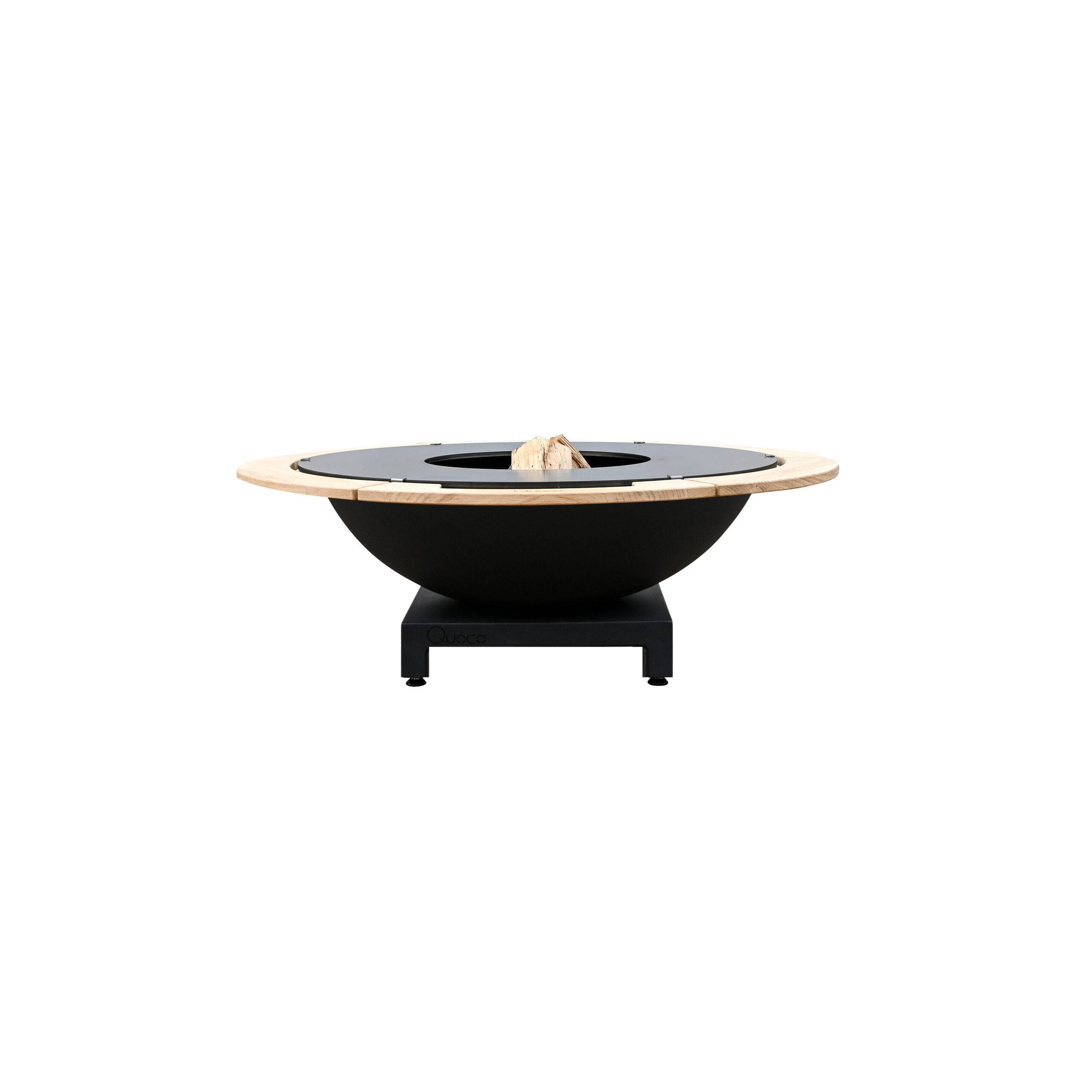 Brasero Piatto Basso + Large Noir diam116 - Quoco - Image 2