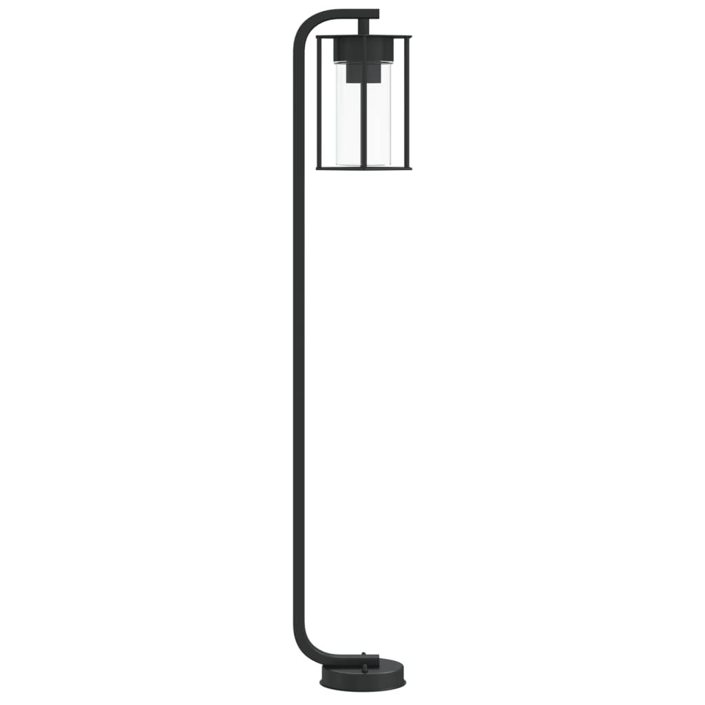 Lampadaire de jardin - Lampadaire d'extérieur noir 100 cm acier inoxydable-JU1063 - Image 5