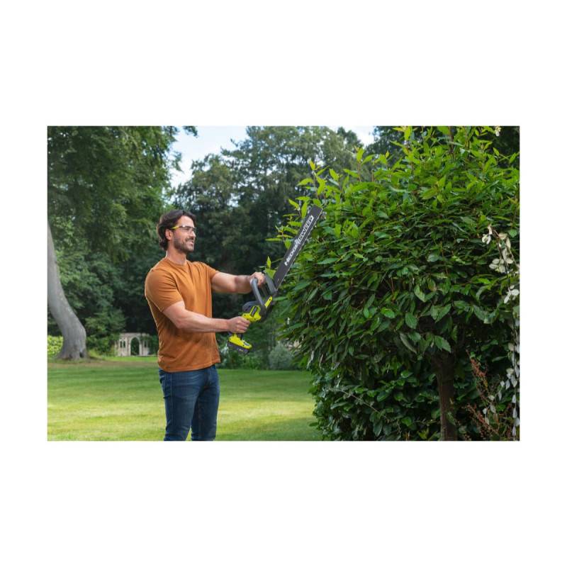 Ryobi - Pack RYOBI Taille-haies 18V One+ Brushless LINEA 45 cm RY18HT45A-0 - 1 Batterie 5.0Ah - 1 Chargeur rapide RC18120-150 - Image 4