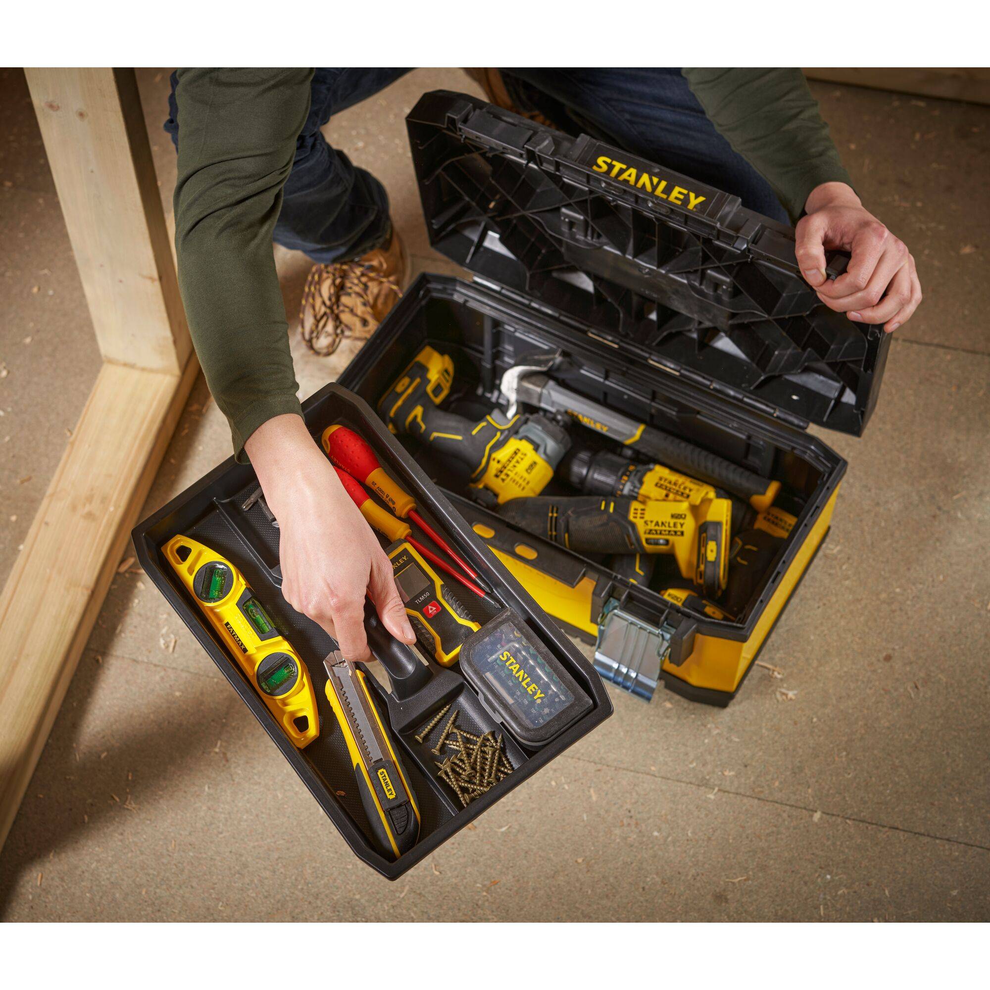 stanley - STANLEY Boite à outils bi-matière 51 cm - 1-95-612 - Image 3