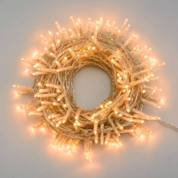 Lotti - Guirlande lumineuse transparente 25M 360 miniLED ambré 8 modes de lumière Lotti - Image 6