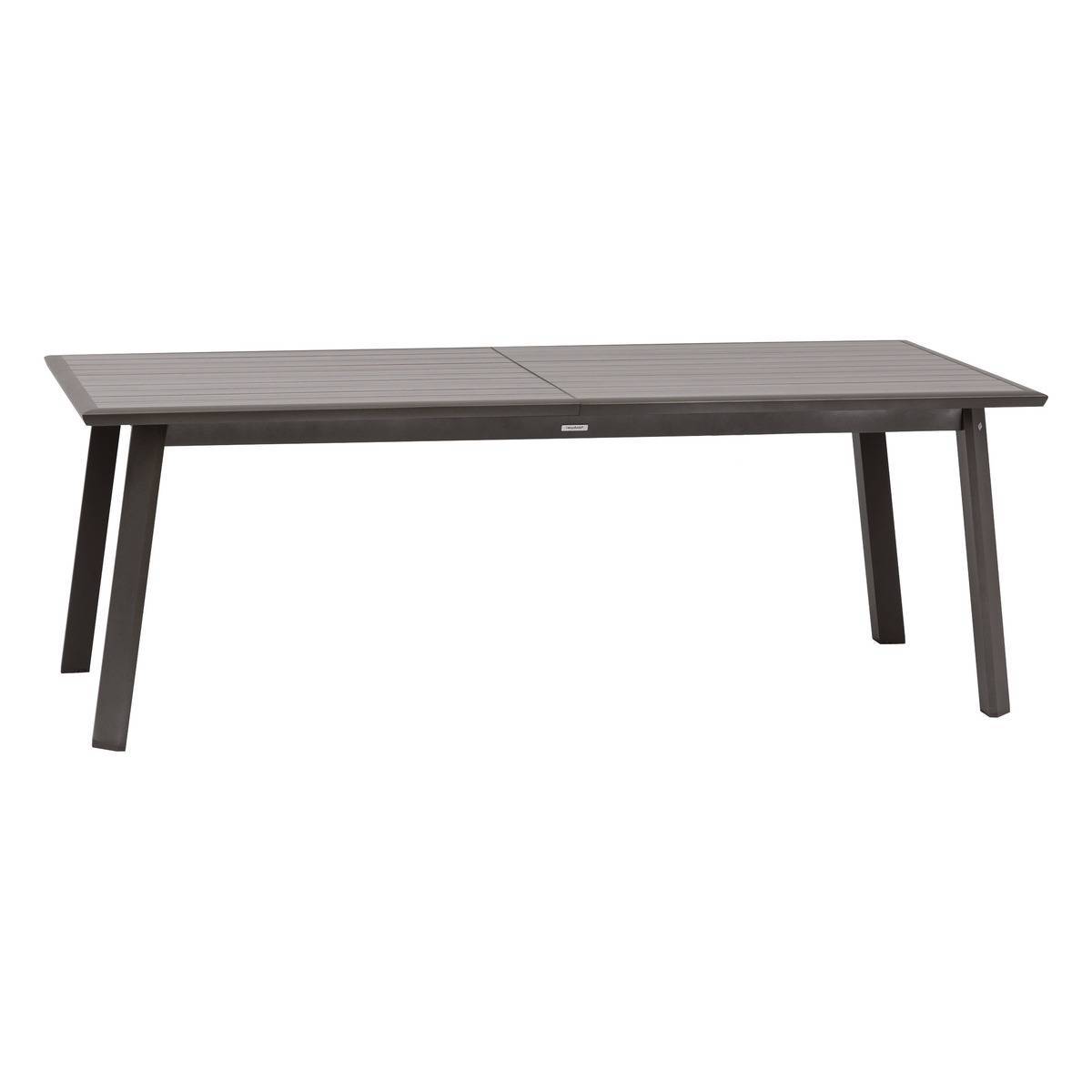 Hesperide - Table de jardin extensible "Pavane" seigle & praline 12 places en aluminium traité époxy Hespéride - Image 2