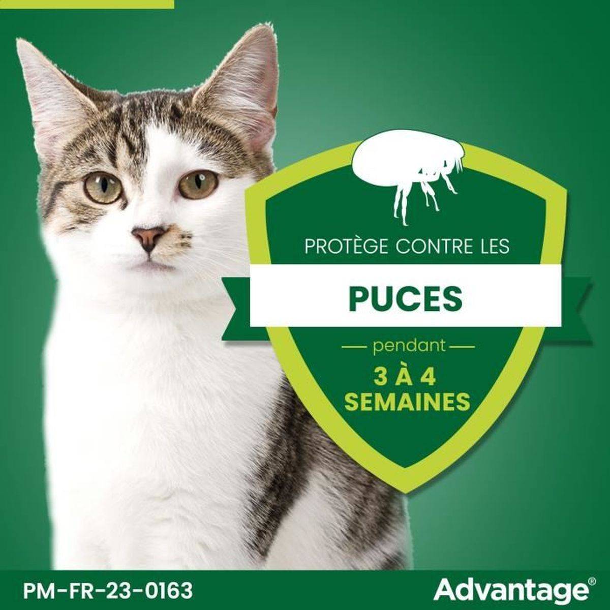 Advantage - Pipettes antipuces pour chat et lapin 1 à 4 kg, 6 x 0,4 ml - ADVANTAGE - Image 4