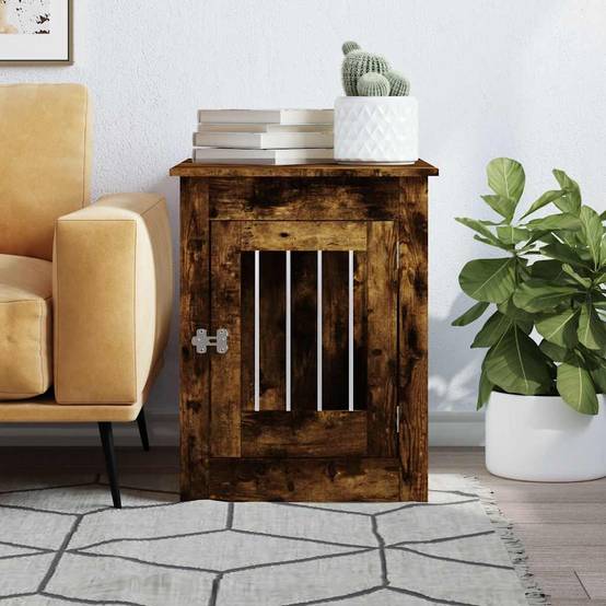 Niche plastique bois et acier marron 55 x 80 x 68 cm - Prolenta premium p354.3 - Image 3