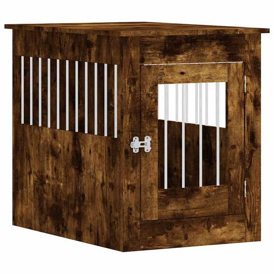 Niche plastique bois et acier marron 55 x 80 x 68 cm - Prolenta premium p354.3 - Image 1