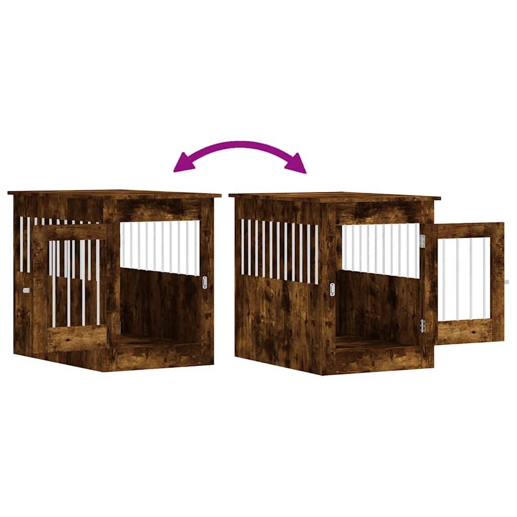 Niche plastique bois et acier marron  55 x 80 x 68 cm  - Prolenta premium p354.3 - Image 10