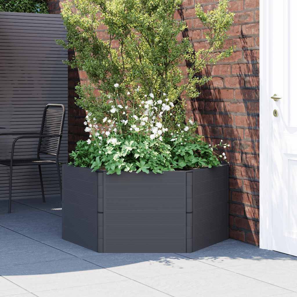 Jardinière | Pot de fleurs | Cache-pot | Bac à fleurs anthracite PP - Image 2