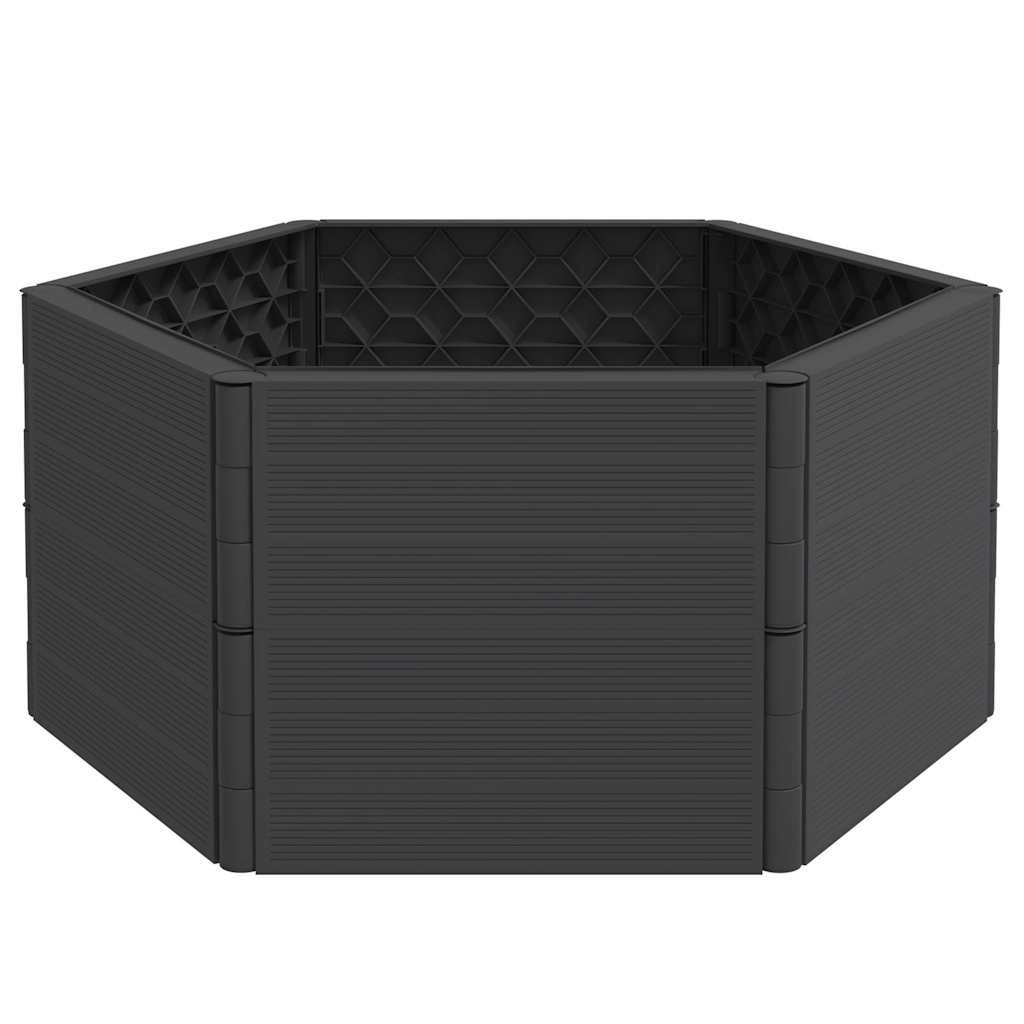 Jardinière | Pot de fleurs | Cache-pot | Bac à fleurs anthracite PP - Image 3