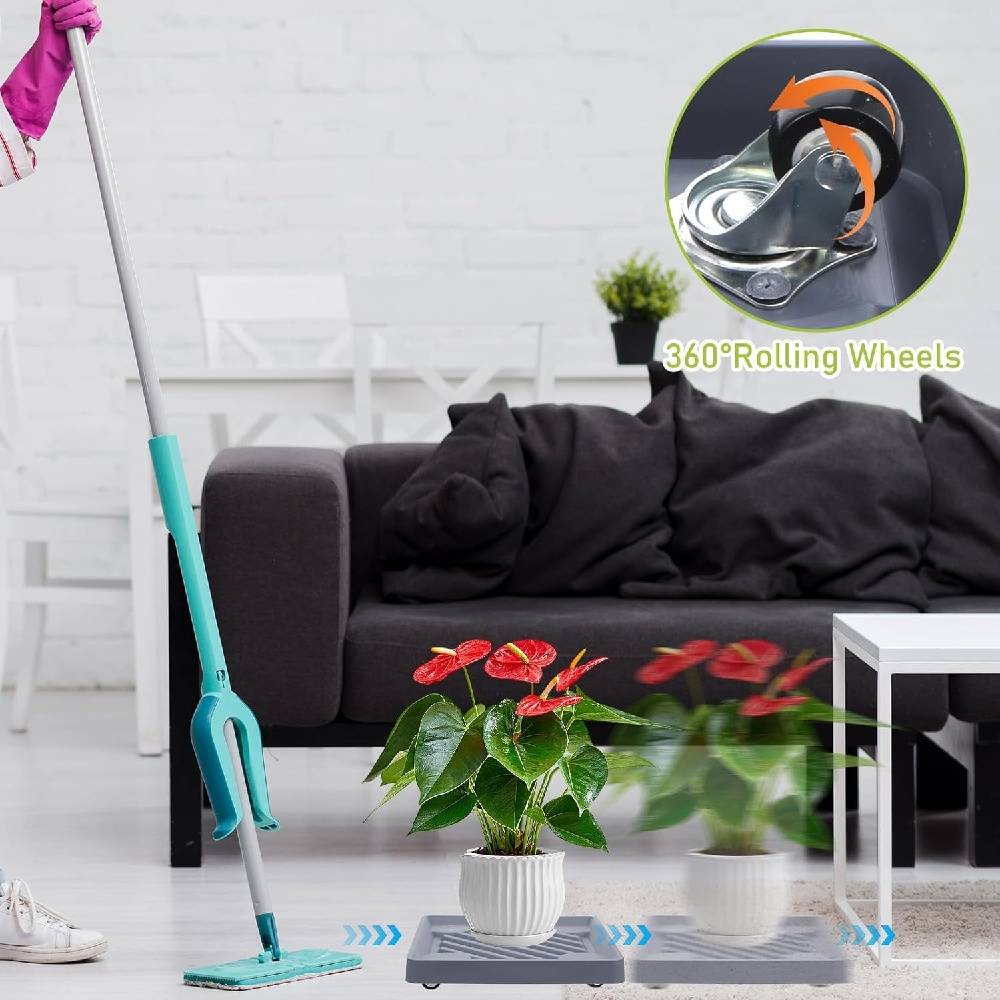 2PCS Plateau pour pot de fleurs -IntiMeg - Image 4