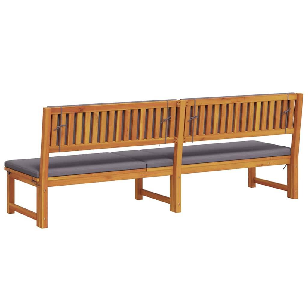 PANGIVO - Transat bois d'acacia massif huile naturelle 200 x 57 x 75 cm, Poids :26.5kg - PANGIVO - Image 7