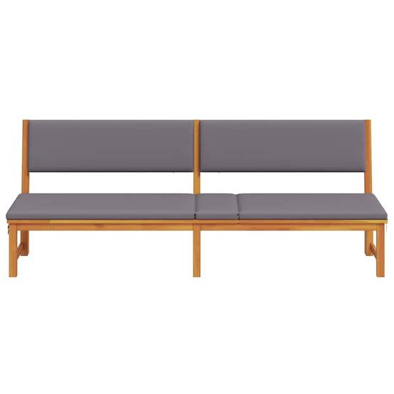 PANGIVO - Transat bois d'acacia massif huile naturelle 200 x 57 x 75 cm, Poids :26.5kg - PANGIVO - Image 5