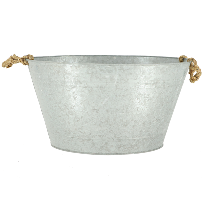 Esschert Design - Bassine en vieux Zinc avec poignées - Esschert Design - Image 1