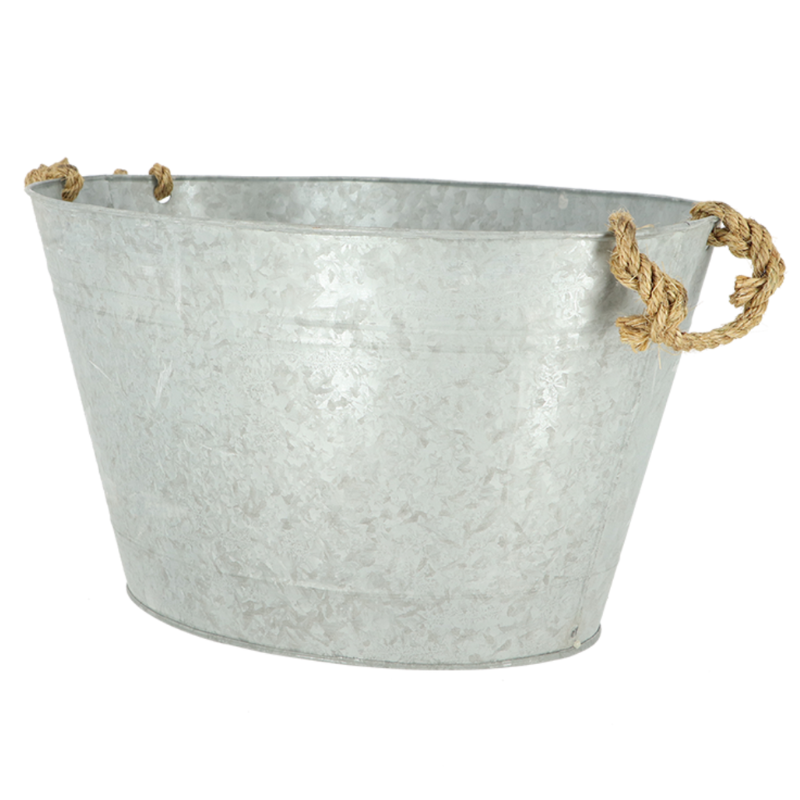 Esschert Design - Bassine en vieux Zinc avec poignées - Esschert Design - Image 2