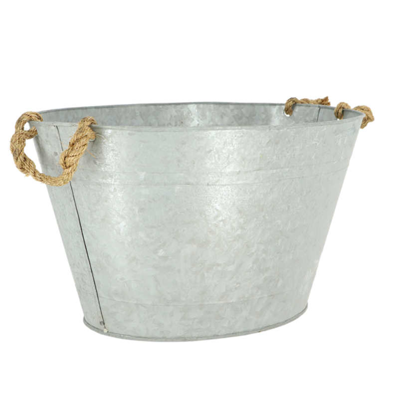 Esschert Design - Bassine en vieux Zinc avec poignées - Esschert Design - Image 4