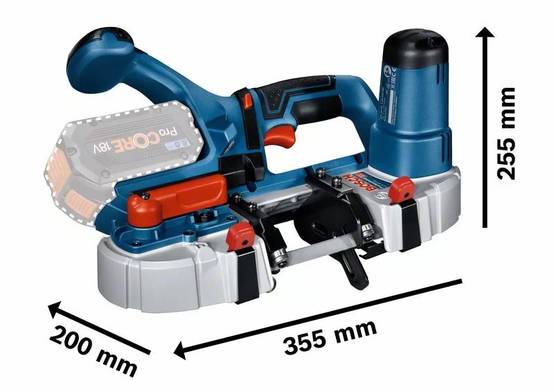 Bosch - Scie à ruban sans fil GCB 18V-63 solo L-BOXX | 06012A0401 - Bosch - Image 3