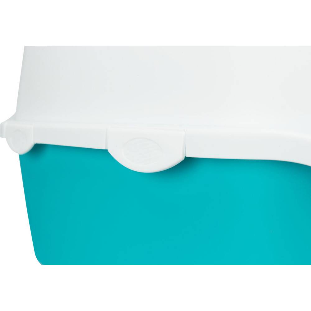 Trixie - Trixie - Maison de toilette Vico 40 x 56 cm x H40  Turquoise pour chat - Image 4