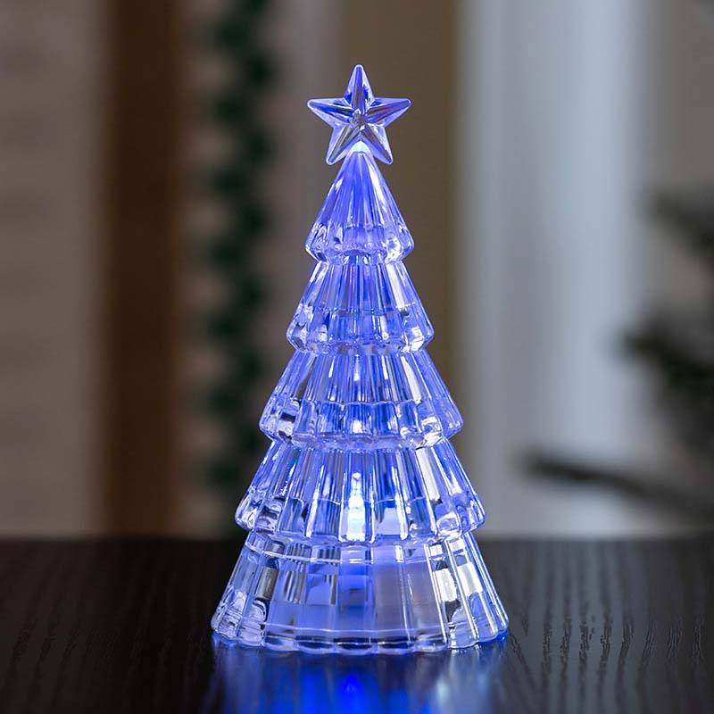 3pcs Sapin de Noël Cristal LED avec Lumières, Décoration Mini Arbre de Noël Électrique avec Bougies LED pour Table, Cadeau Enfant, Bureau, Maison - Image 7
