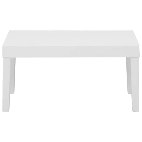 PANGIVO - Table de salon de jardin plastique blanc 65 x 65 x 33 cm - PANGIVO - Image 2