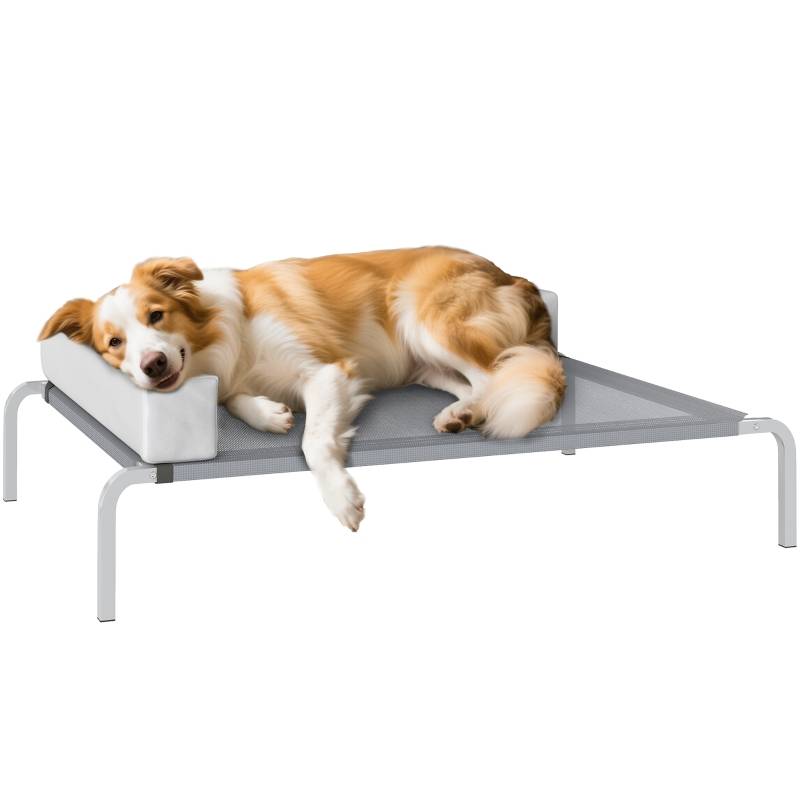 PANGIVO - Lit chien extérieur surélevé 110 x 75 x 30 cm polyester - PANGIVO - Image 8