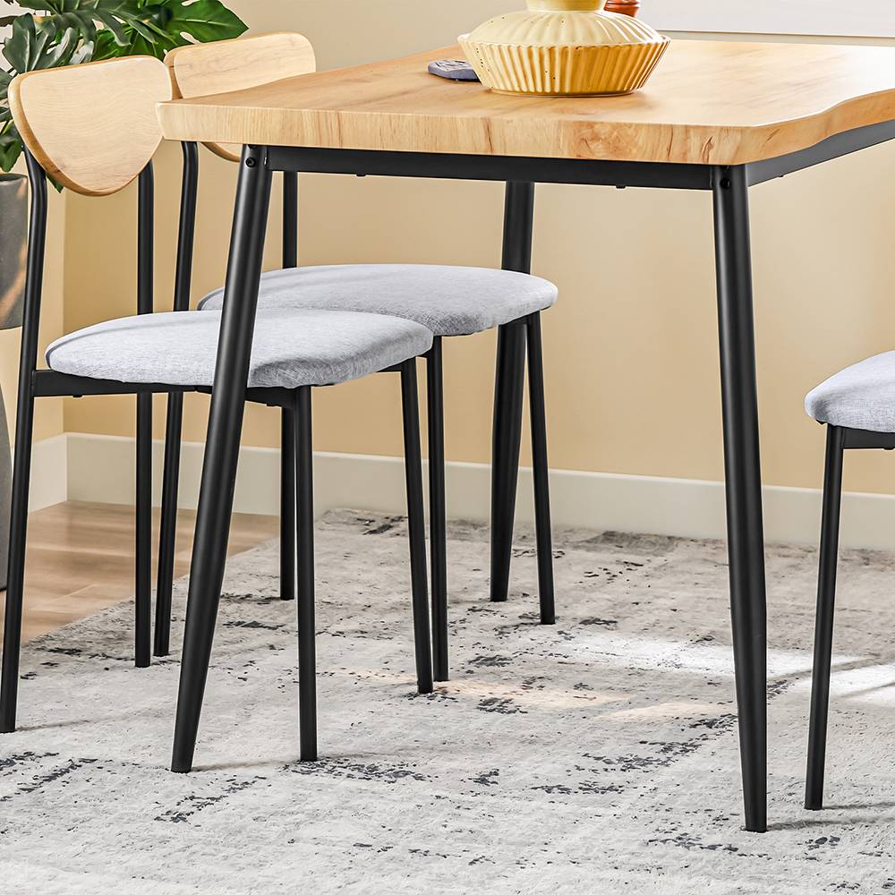 SoBuy Ensemble Table à Manger 5 Pièces avec Chaises Confortables pour Petits Espaces - Image 7