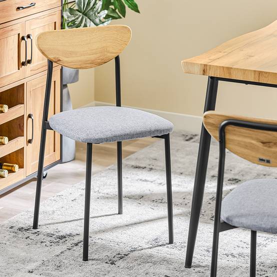 SoBuy Ensemble Table à Manger 5 Pièces avec Chaises Confortables pour Petits Espaces - Image 8