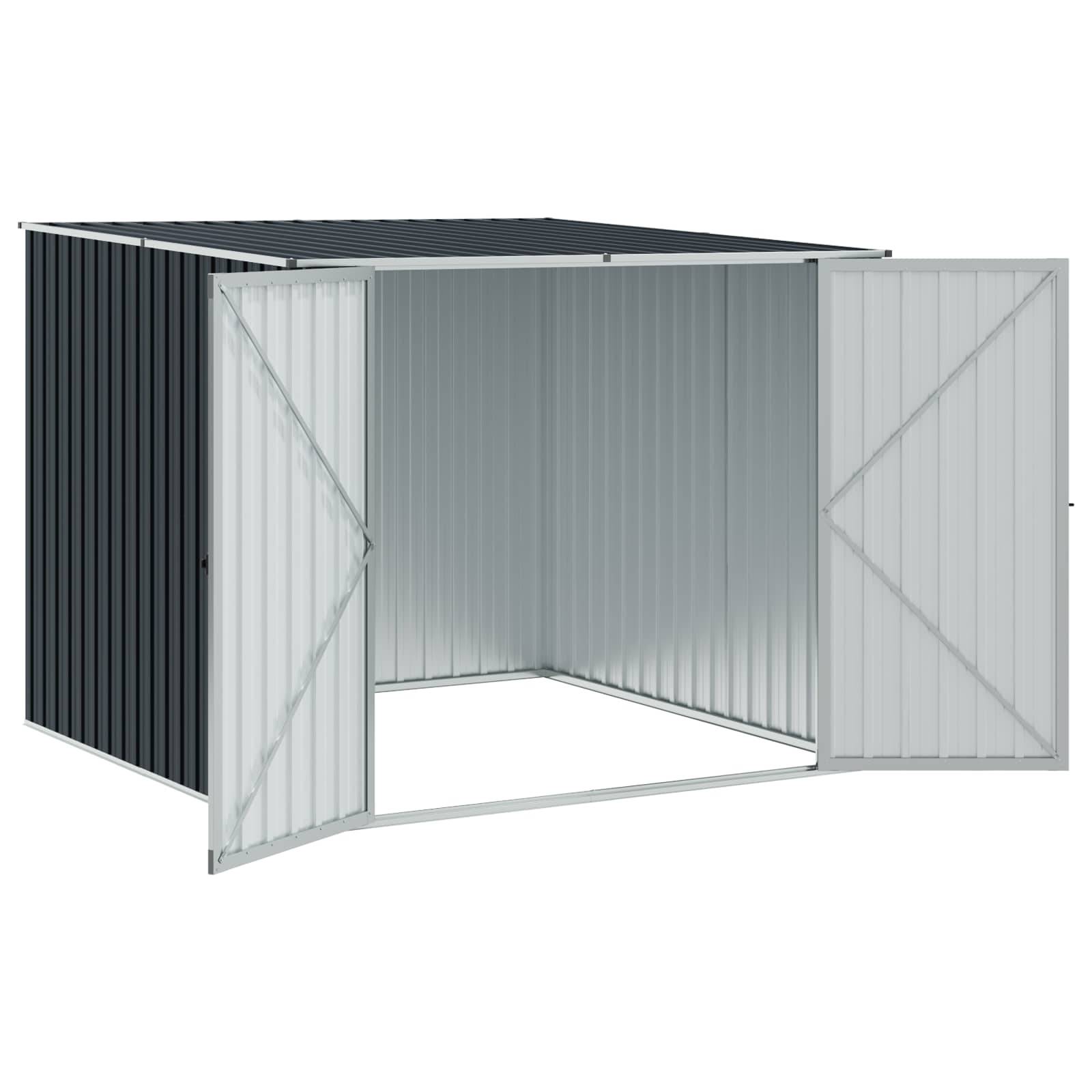 Vidaxl - Abri de jardin Anthracite 195x198x159 cm Acier galvanisé 3.9m² vidaXL 46255 - Image 8