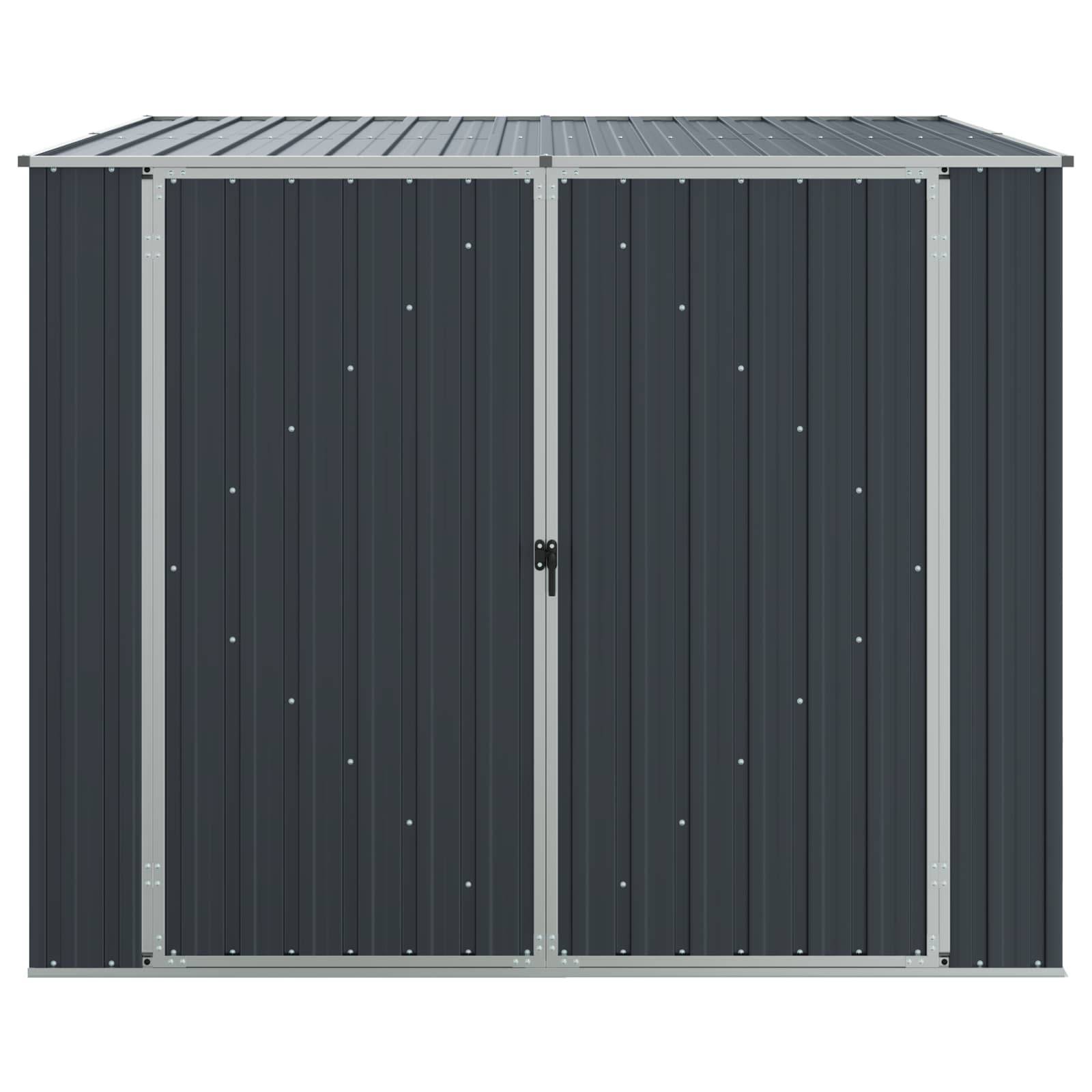 Vidaxl - Abri de jardin Anthracite 195x198x159 cm Acier galvanisé 3.9m² vidaXL 46255 - Image 4