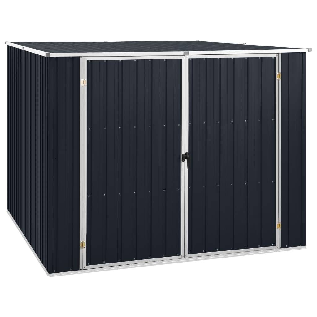 Vidaxl - Abri de jardin Anthracite 195x198x159 cm Acier galvanisé vidaXL 46255 - Image 2