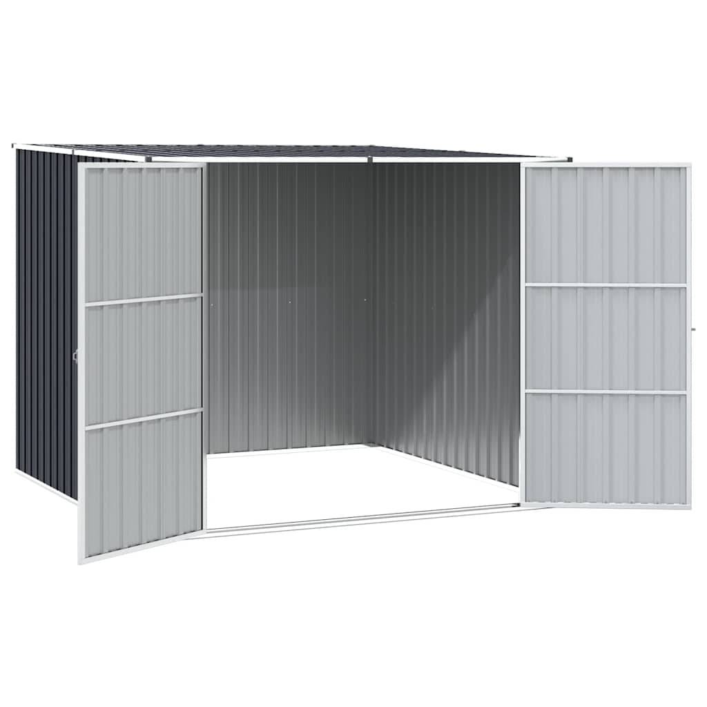 Vidaxl - Abri de jardin Anthracite 195x198x159 cm Acier galvanisé vidaXL 46255 - Image 7