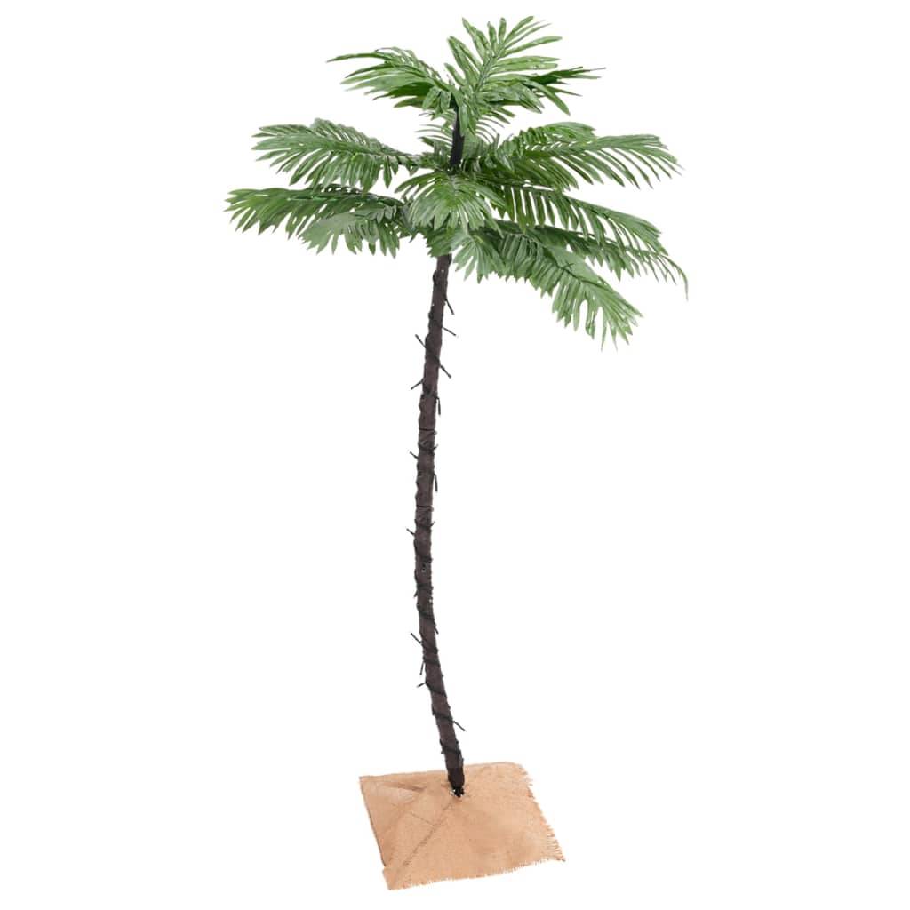 Vidaxl - Palmier à LED 96 LED Blanc chaud 180 cm vidaXL 345138 - Image 2