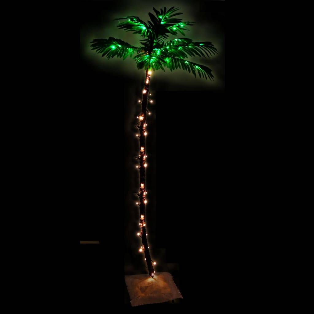 Vidaxl - Palmier à LED 96 LED Blanc chaud 180 cm vidaXL 345138 - Image 9