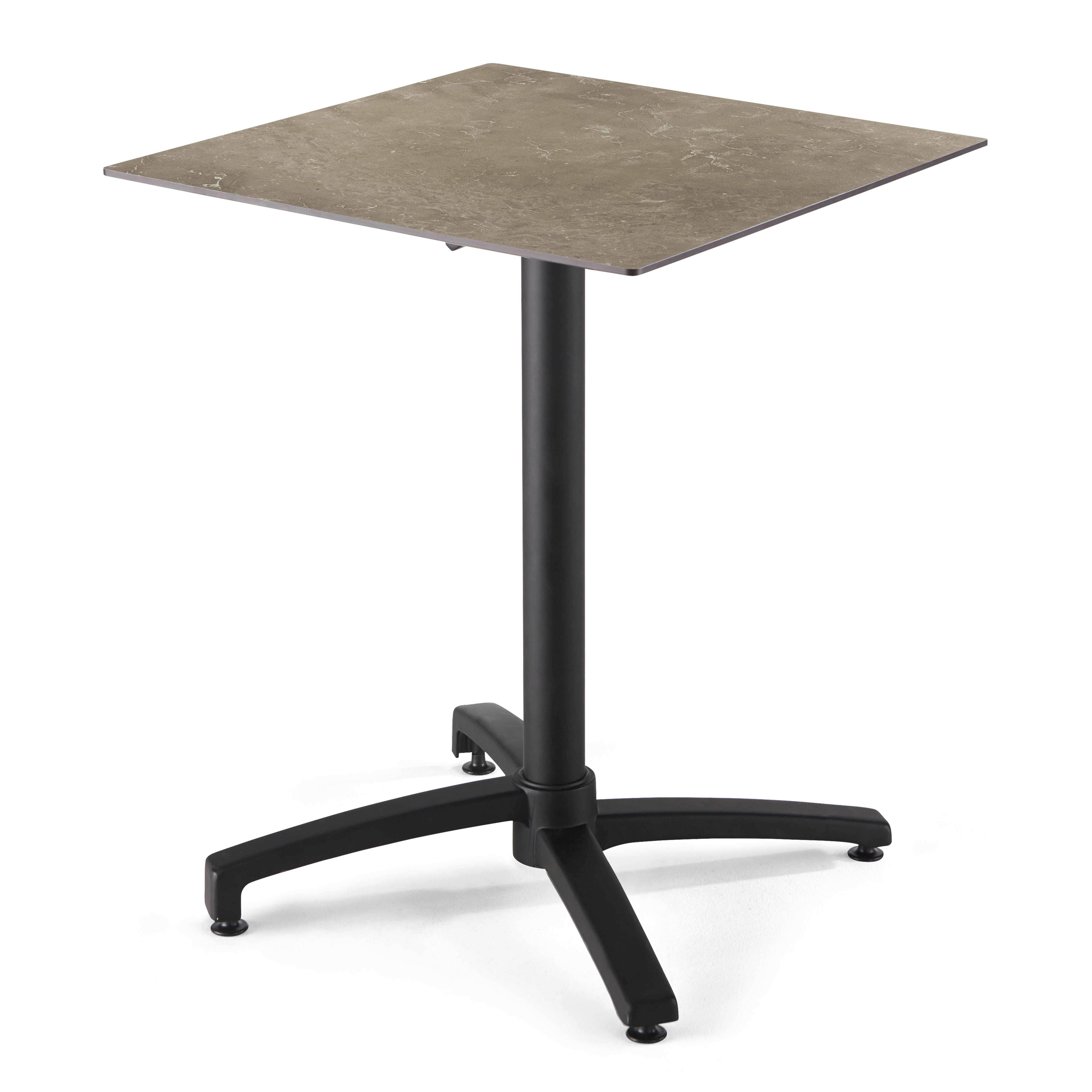 Oviala - Plateau de table stratifié 60x60 cm marbre beige  Opéra - Oviala - Image 4