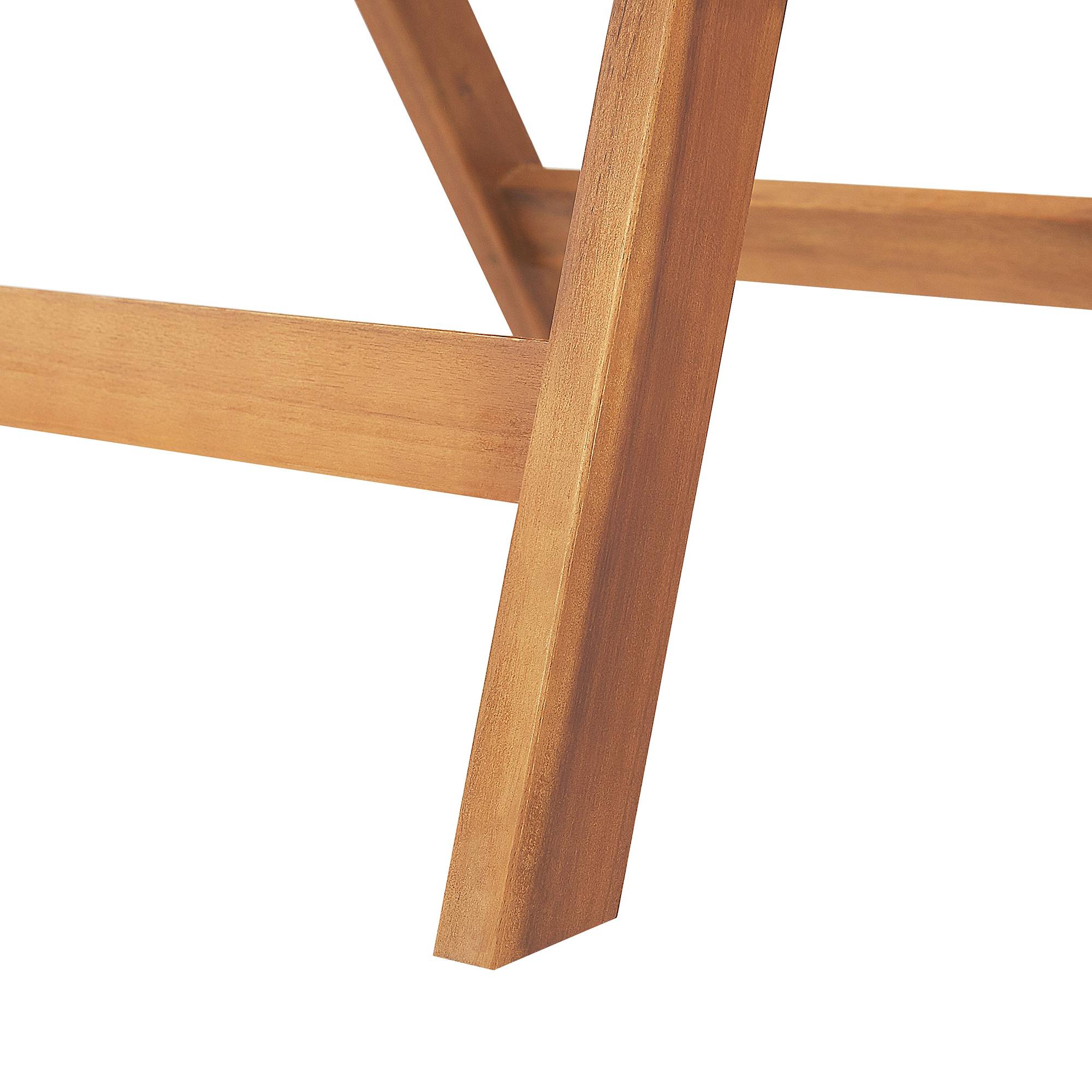 Beliani - Chaise de jardin Acacia Blanc cassé JAVA Beliani - Image 10
