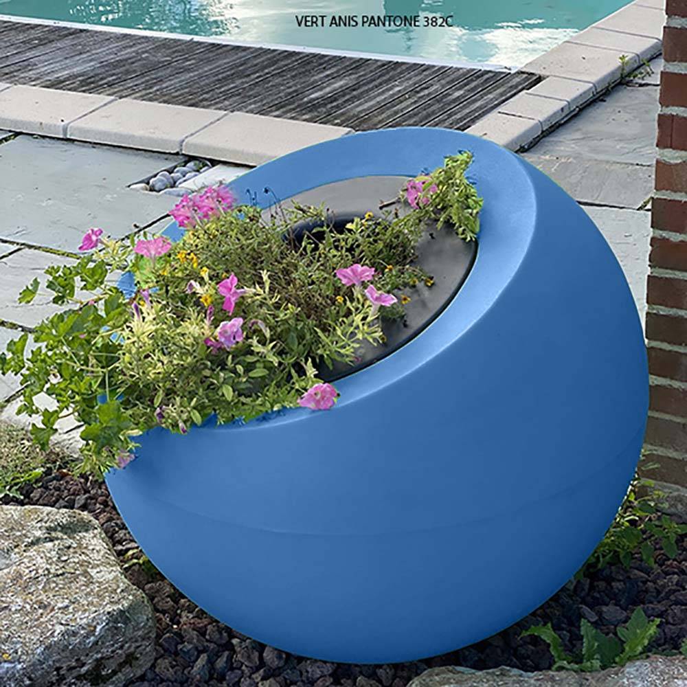 Plast'Up Rotomoulage - Pot de fleurs sphérique xxl dolce vita 300l-lot de 2 - Image 2